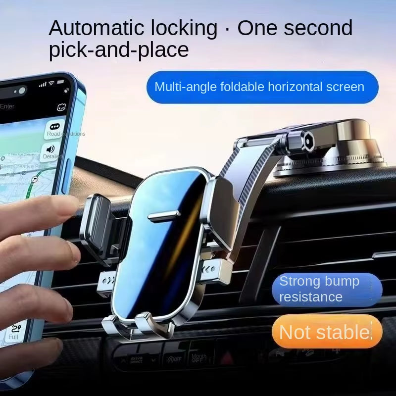 Car Holder Mobile Phone 2025 New Car Central Control Instrument Panel Clip Navigation Dedicated Anti-Shake Fixed Support Frame