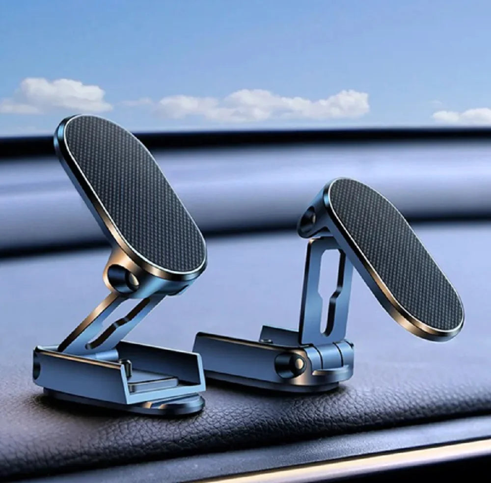 360 Magnetic Car One Touch Cell Phone Dash Mount Stand Phone Holder - Phone Holder for Car/Home/Office - Compatible Any Phones